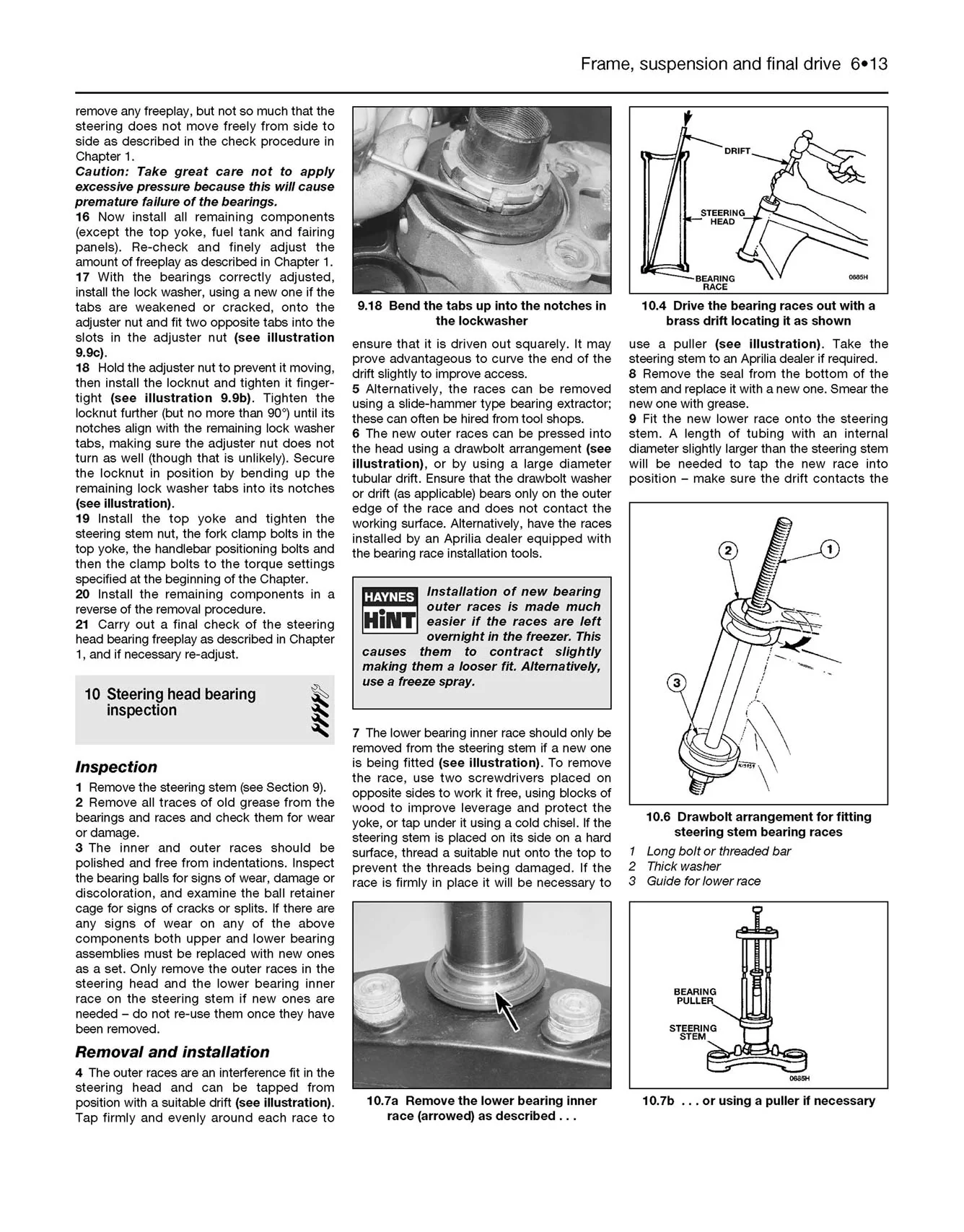 Aprilia RSV1000 Mille (1998-2003) Haynes Repair Manual - Image 6