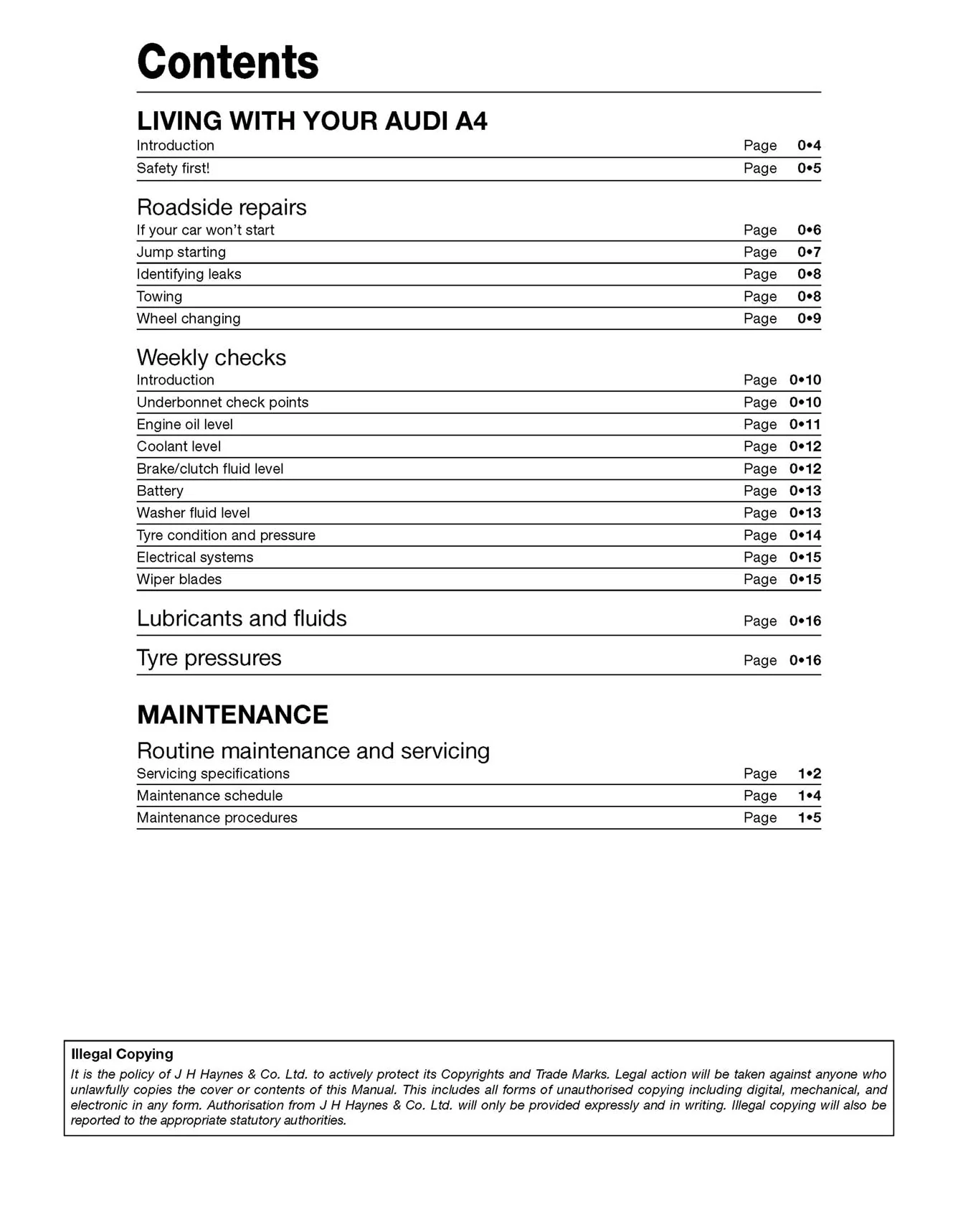 Audi A4 Diesel (Mar 2008-Oct 2015) Haynes Repair Manual 08 to 65 - Image 4