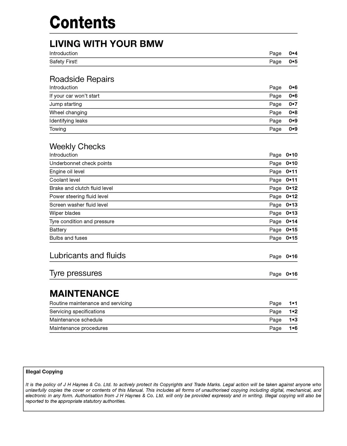 BMW 3-Series Petrol (Sept 1998-2006) Haynes Repair Manual - Image 4