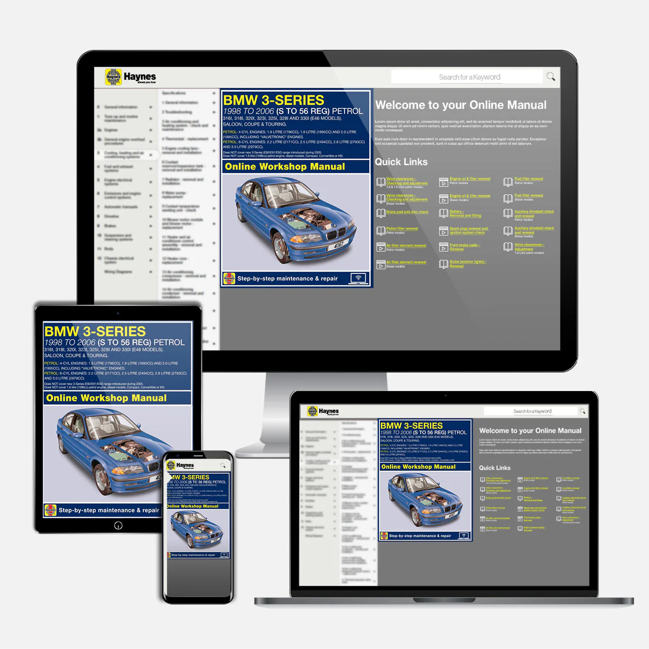 BMW 3-Series Petrol (Sept 1998-2006) Haynes Repair Manual - Image 9