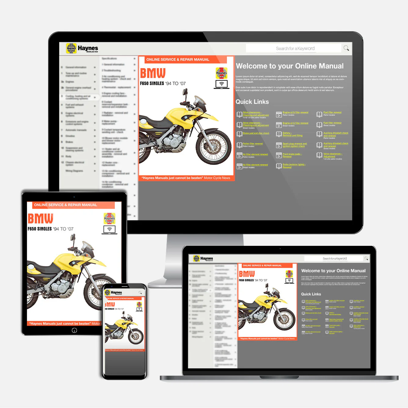 BMW F650 Singles (1994-2007) Haynes Repair Manual - Image 9