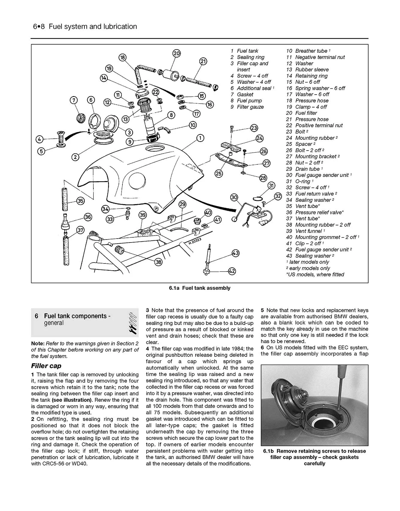 BMW K100 & 75 2-valve Models (1983-1996) Haynes Repair Manual - Image 5