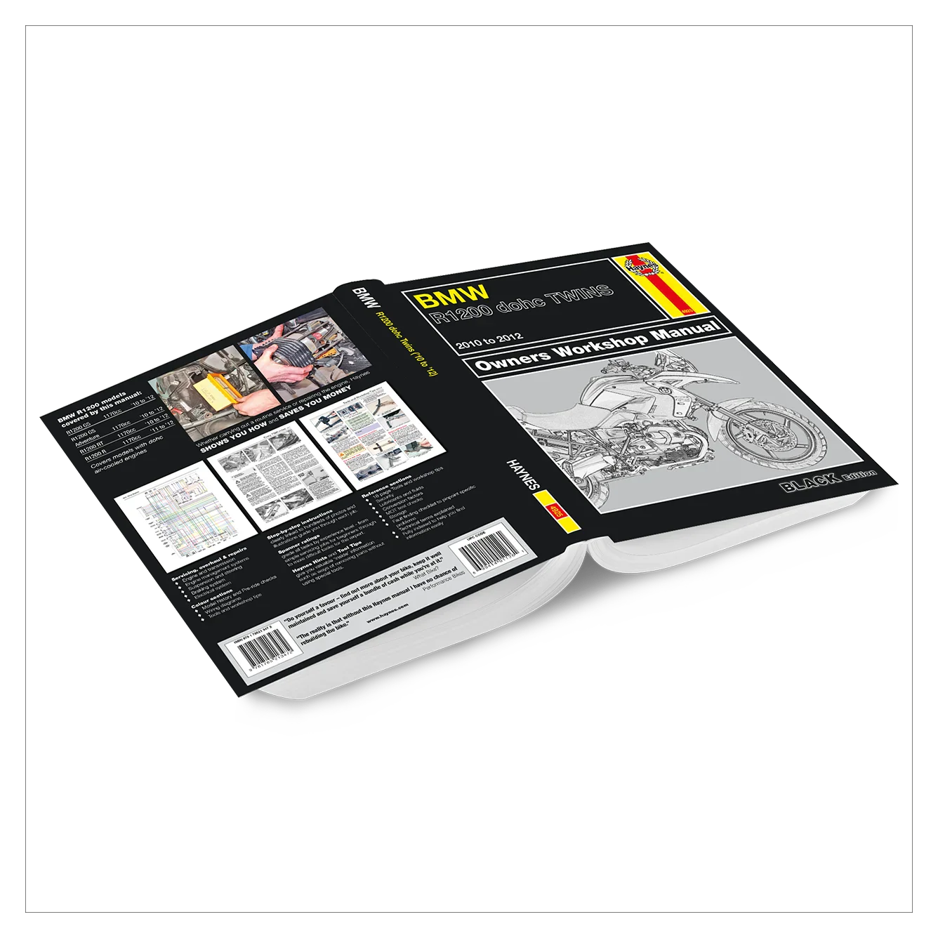 BMW R1200 dohc (2010-2012) Haynes Repair Manual - Premium Hardback Edition - Image 2
