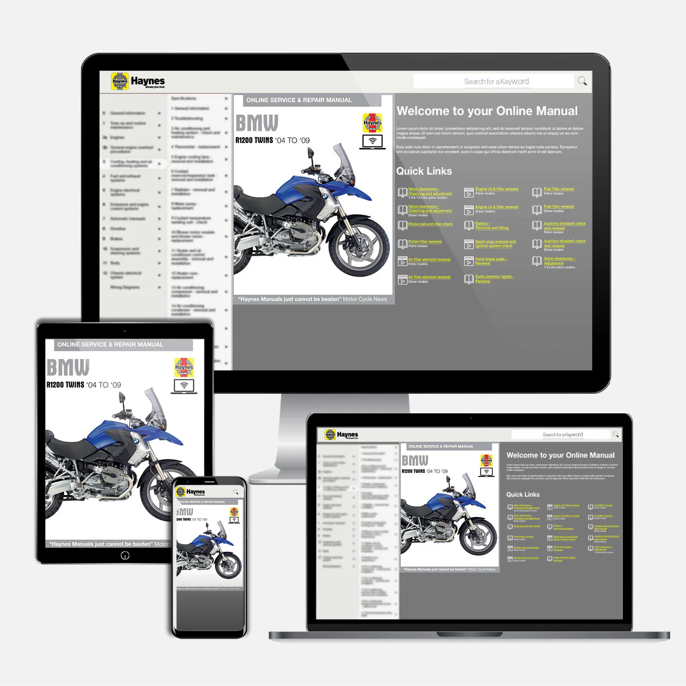 BMW R1200 Twins (2004-2009) Haynes Repair Manual - Image 9