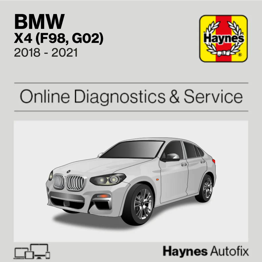 BMW X4 (F98, G02) 2018 to 2021 Haynes Online Diagnostics & Service Guide