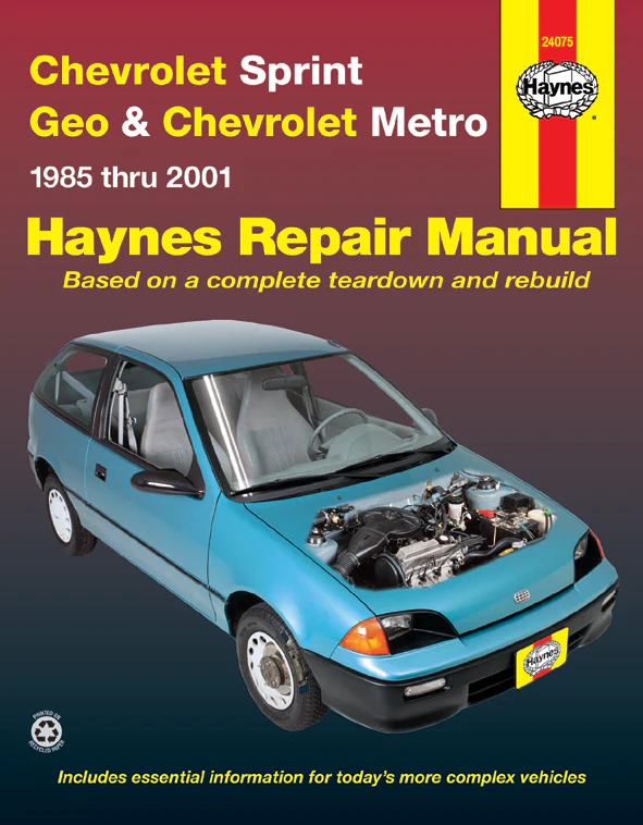 Chevrolet Sprint, Geo & Chevrolet Metro (1985-2001) Haynes Repair Manual (USA)