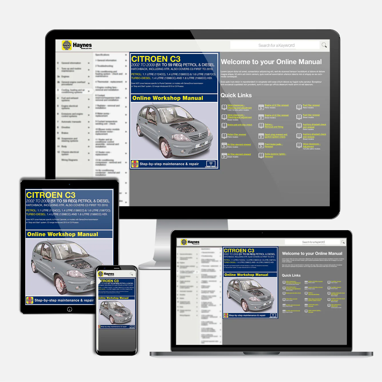 Citroen C3 Petrol & Diesel (2002-2009) Haynes Repair Manual - Image 9