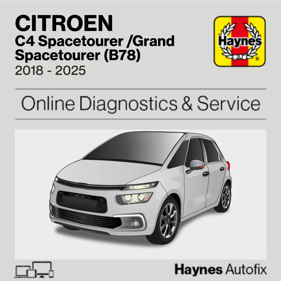Citroen C4 Spacetourer /Grand Spacetourer (B78) 2018 to 2025 Haynes Online Diagnostics & Service Guide