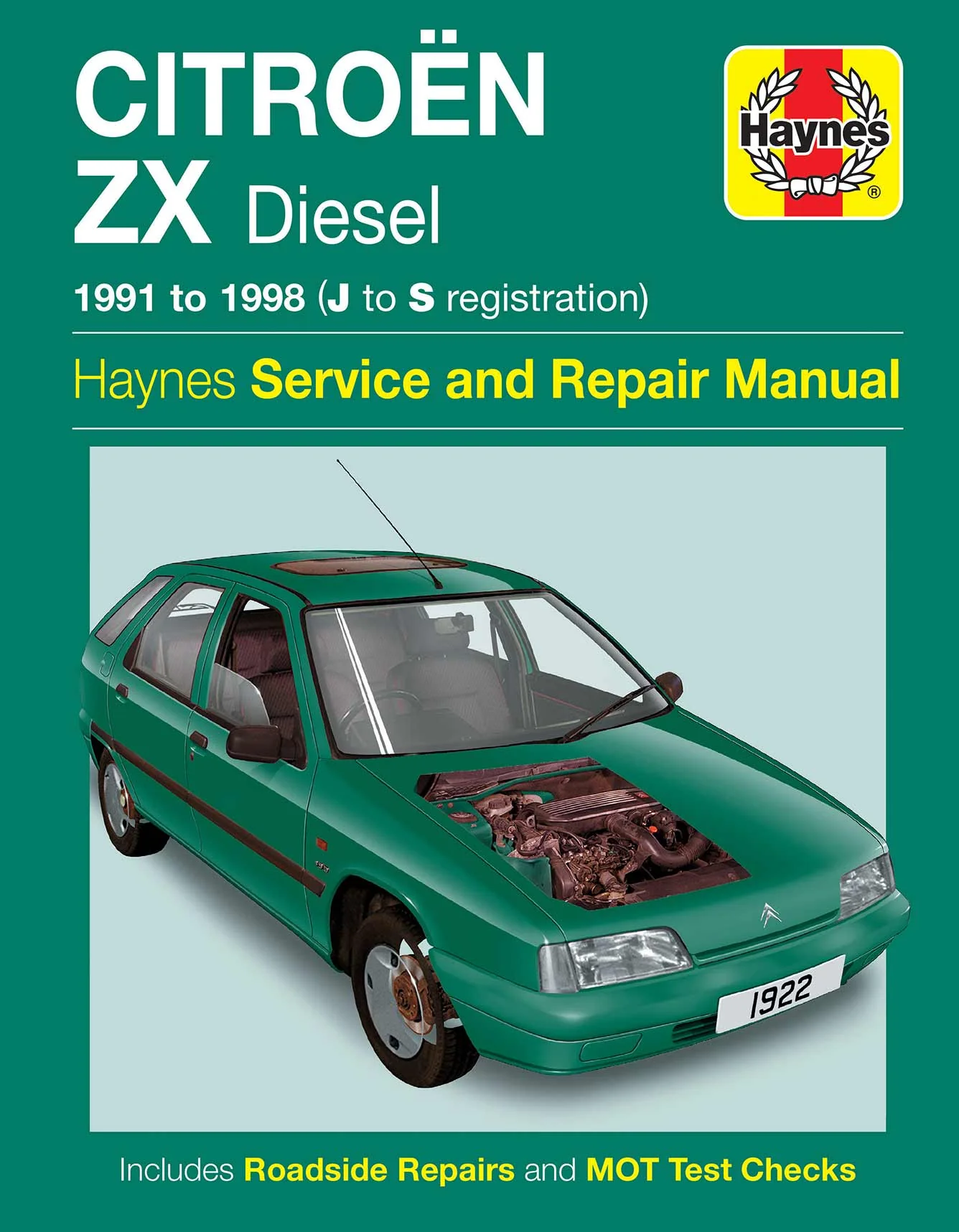 Citroen ZX Diesel (1991-1998) Haynes Repair Manual