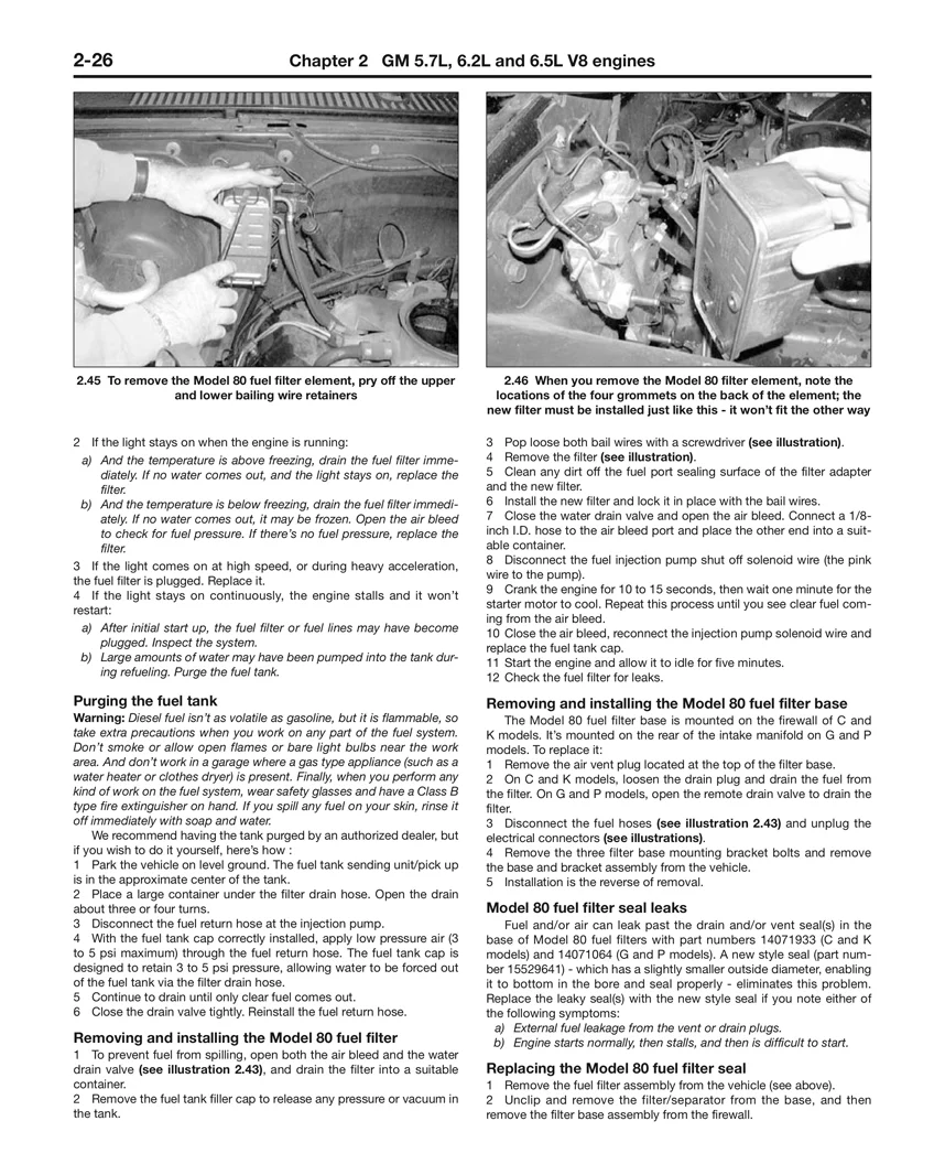 Diesel Engine Repair Haynes Techbook (USA) - Image 2
