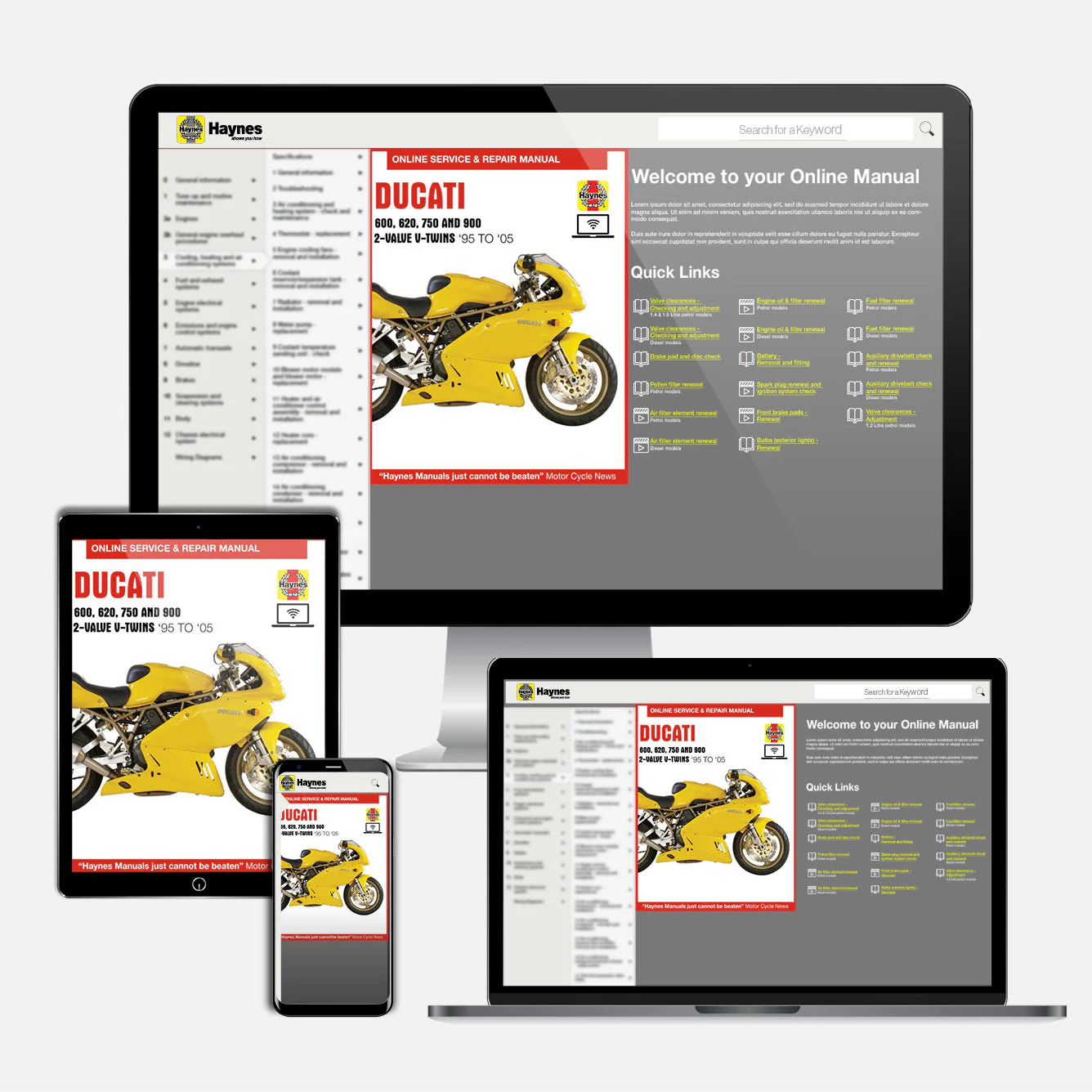 Ducati 600, 620, 750 & 900 2-valve V-Twins (1991-2005) Haynes Repair Manual - Image 9
