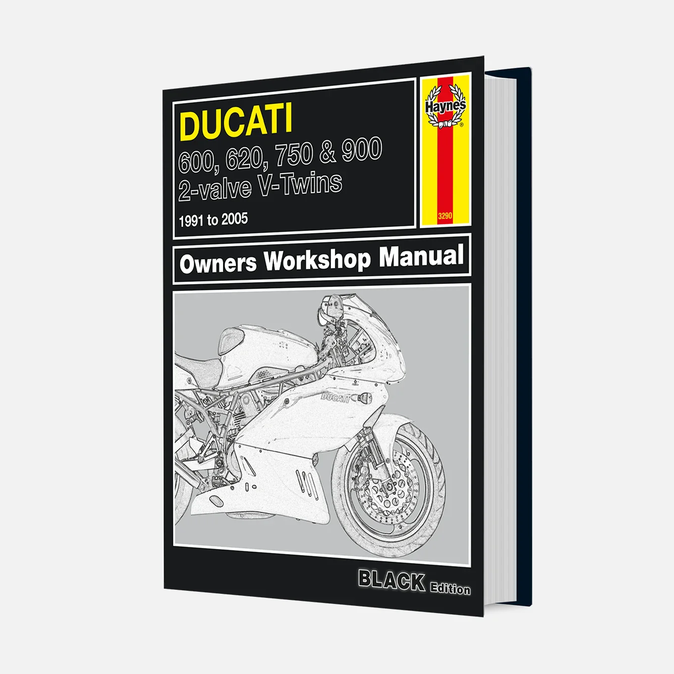 Ducati 600, 620, 750 & 900 2-valve V-Twins (1991-2005) Haynes Repair Manual - Premium Hardback Edition