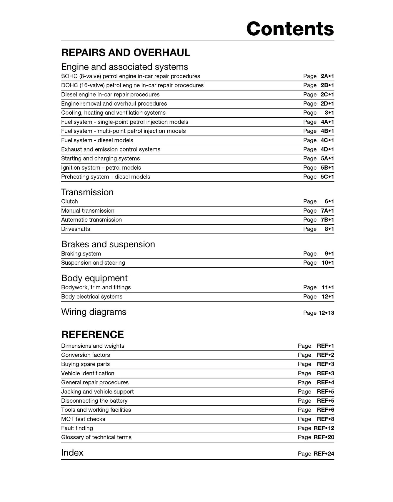 Fiat Punto Petrol & Diesel (1994-Oct 1999) Haynes Repair Manual - Image 4