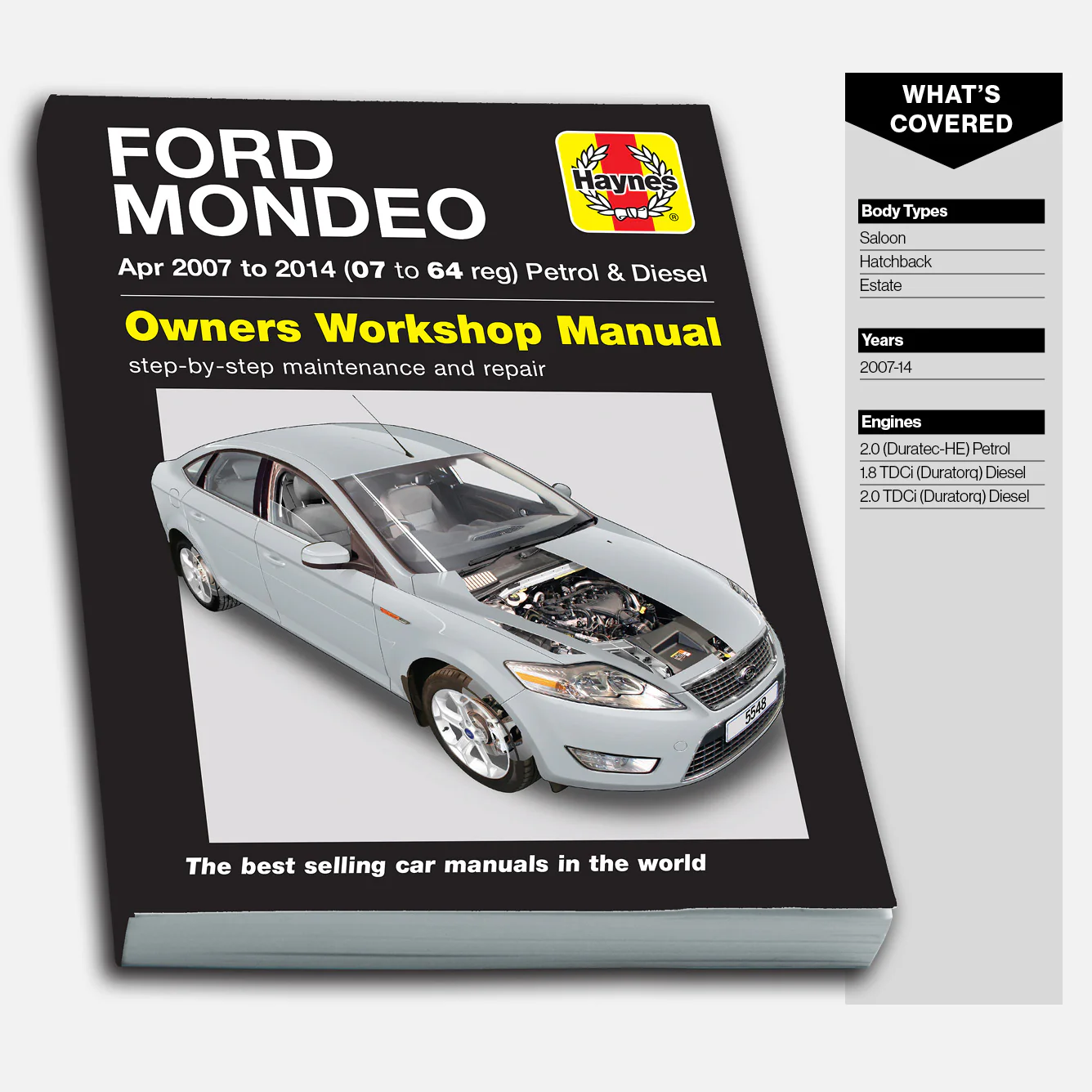 Ford Mondeo Petrol & Diesel (Apr 2007-2014) Haynes Repair Manual - Image 2