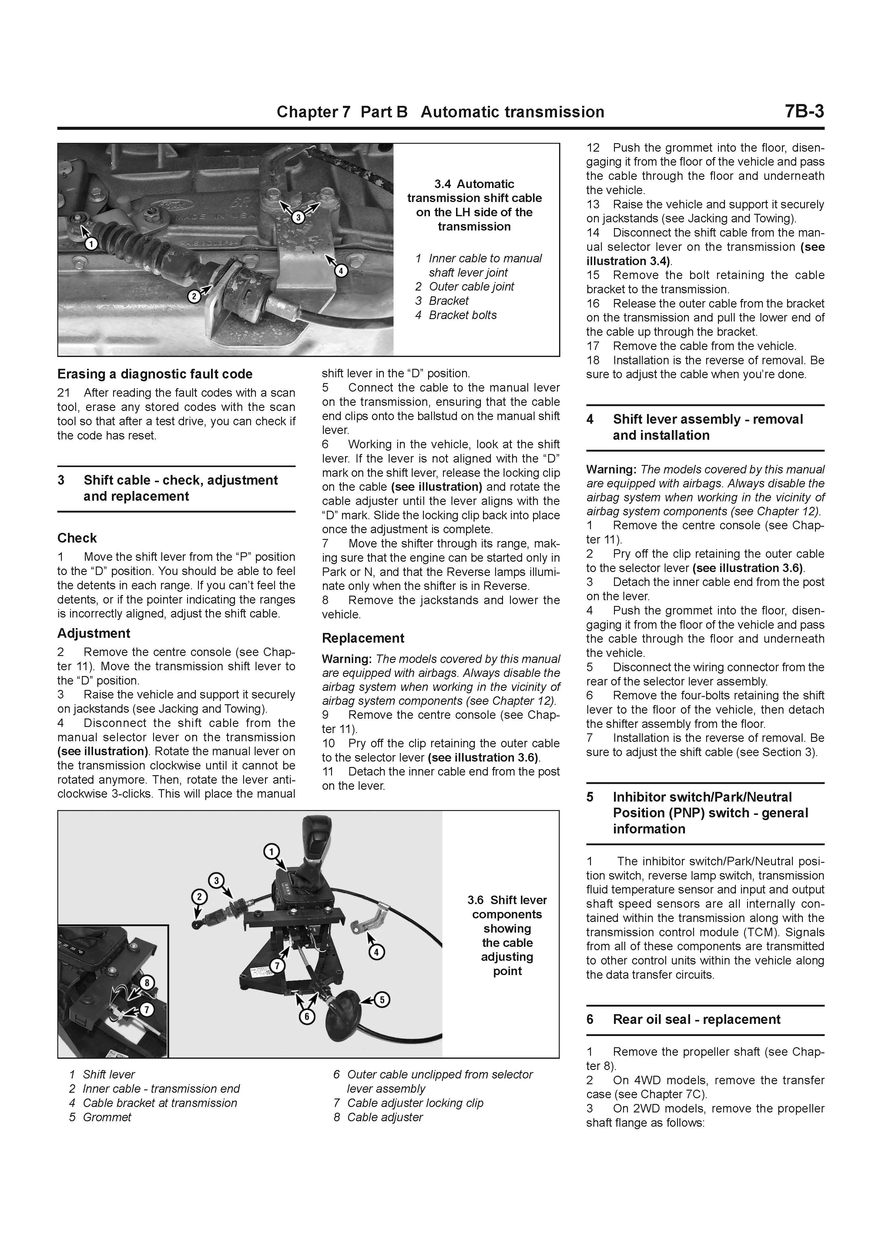 Ford Ranger / Mazda BT-50 Diesel 2011-2018 Haynes Repair Manual - Image 11