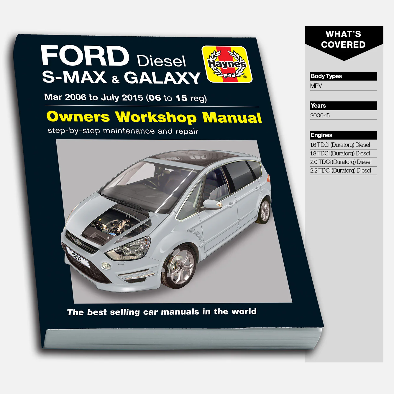 Ford S-MAX & Galaxy Diesel (Mar 2006-July 2015) Haynes Repair Manual - Image 2