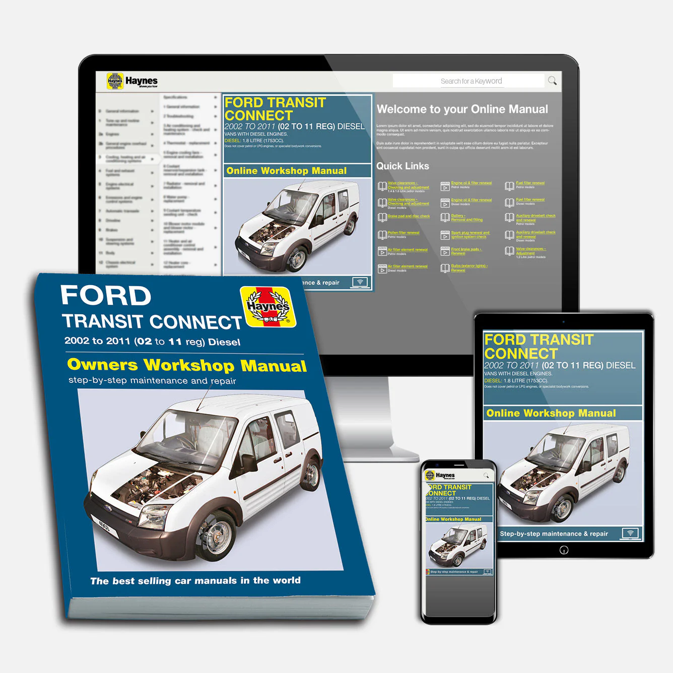 Ford Transit Connect Diesel (2002-2011) Haynes Repair Manual
