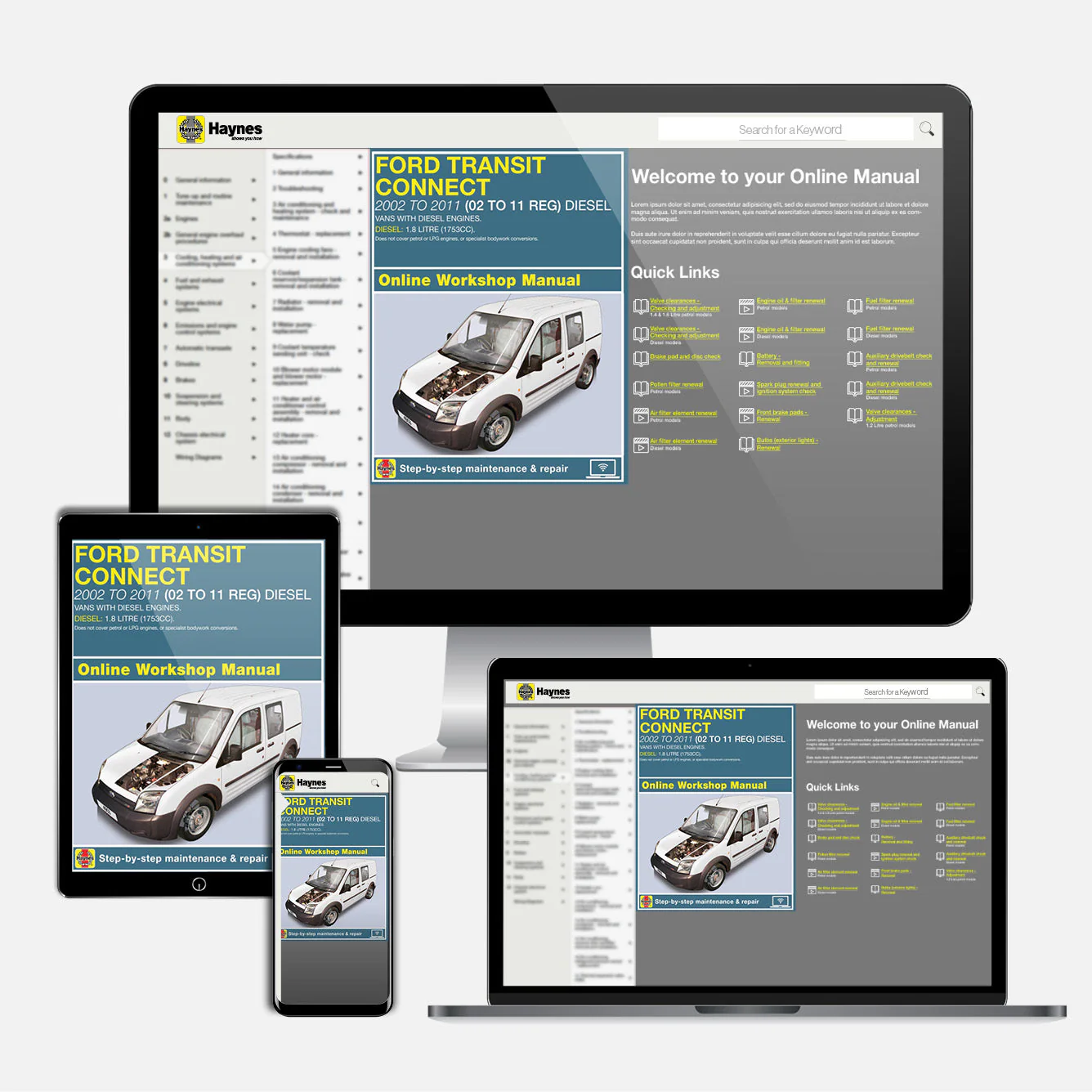 Ford Transit Connect Diesel (2002-2011) Haynes Repair Manual - Image 9