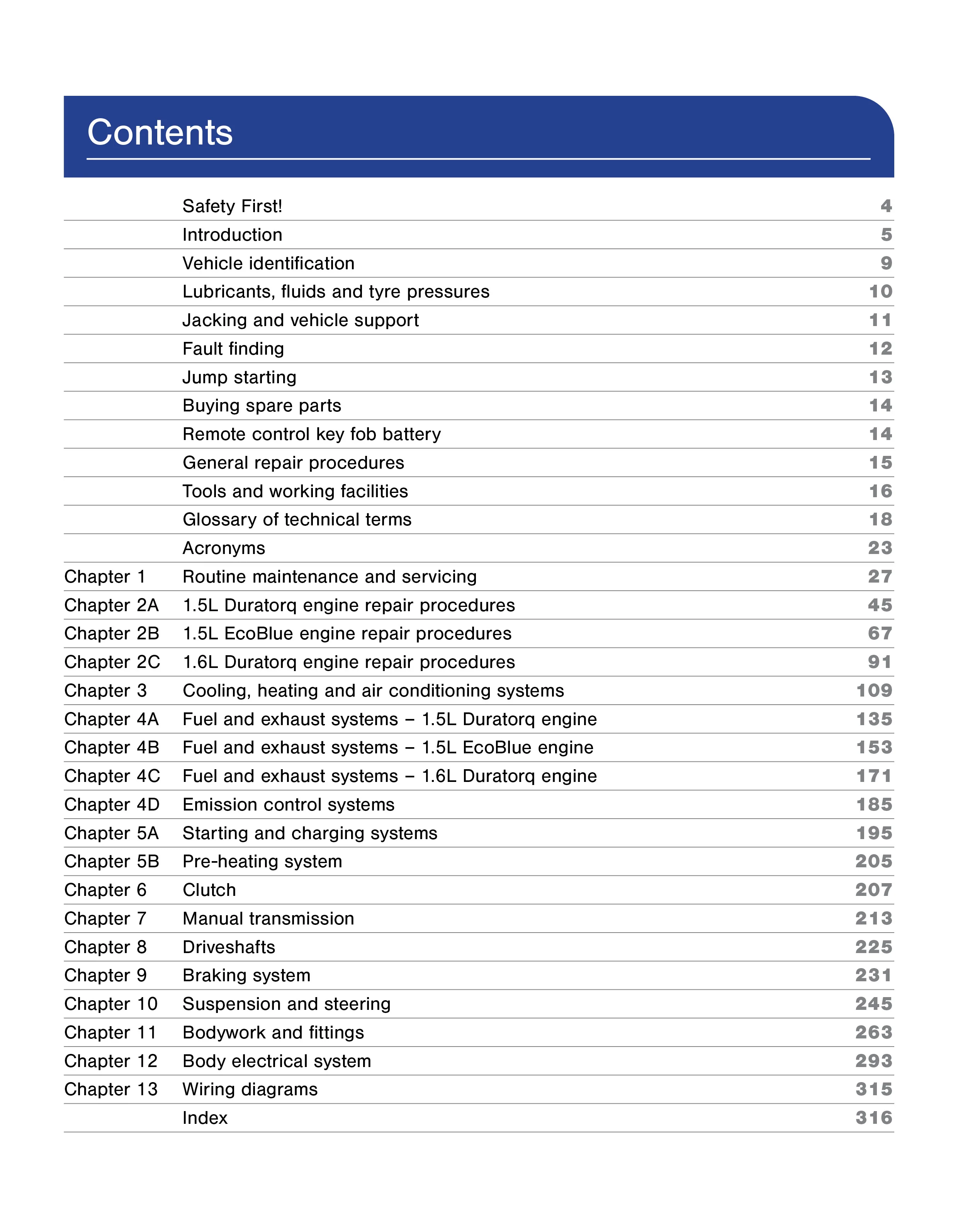 Ford Transit Connect Diesel 2013-2022 Haynes Repair Manual - Image 3