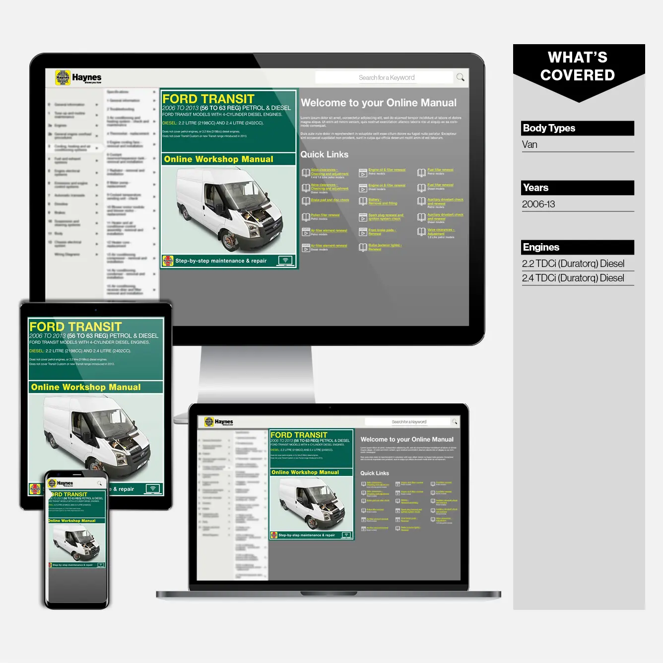 Ford Transit Diesel (2006-2013) Haynes Repair Manual - Image 9