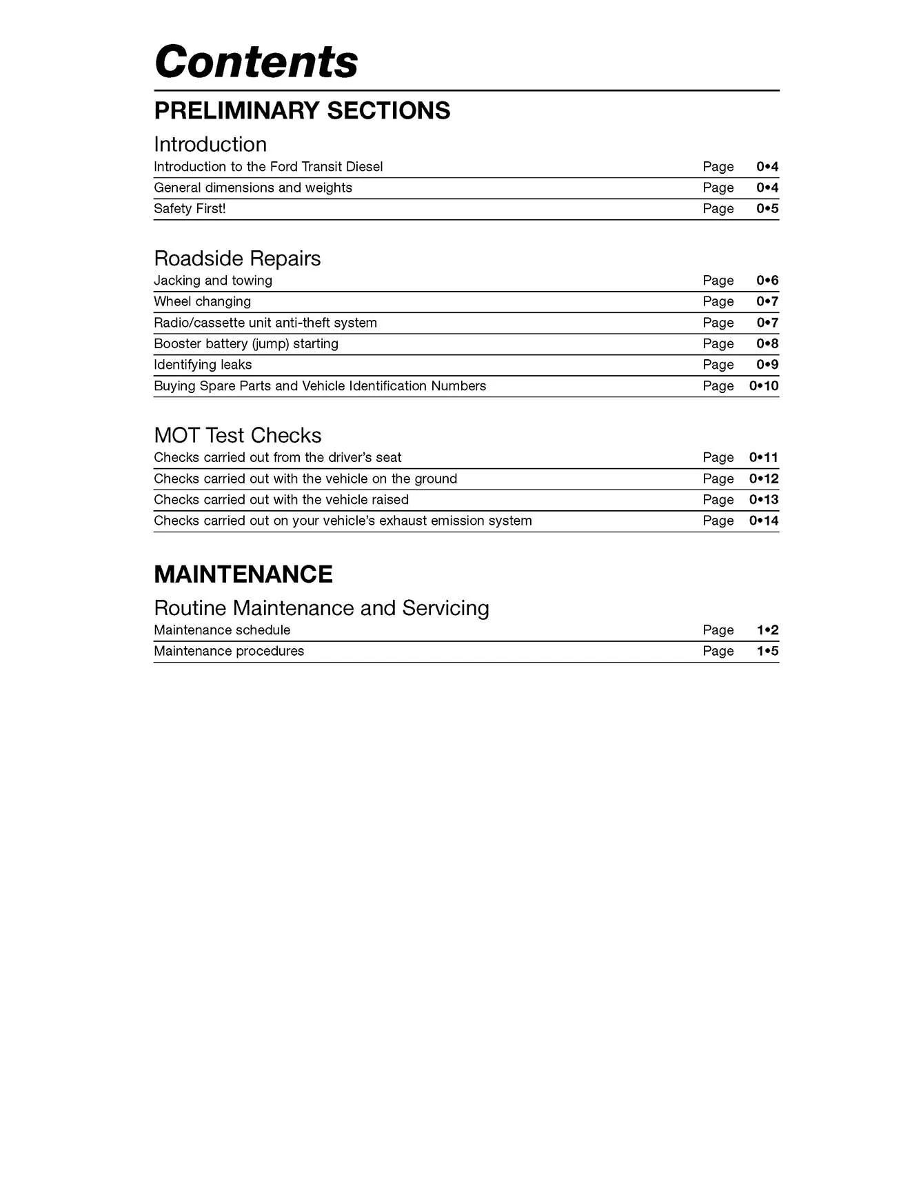 Ford Transit Diesel (Feb 1986-1999) Haynes Repair Manual - Image 3