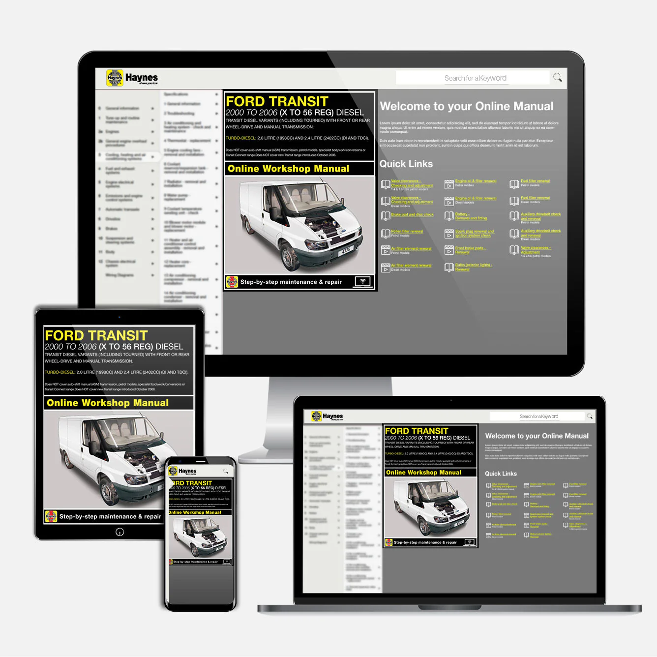 Ford Transit Diesel (Oct 2000-Oct 2006) Haynes Repair Manual - Image 9