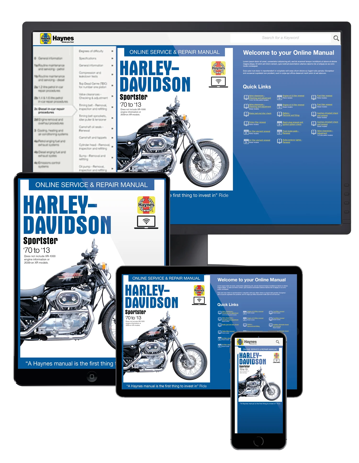 Harley-Davidson Sportsters (1970-2013) Haynes Repair Manual - Image 2