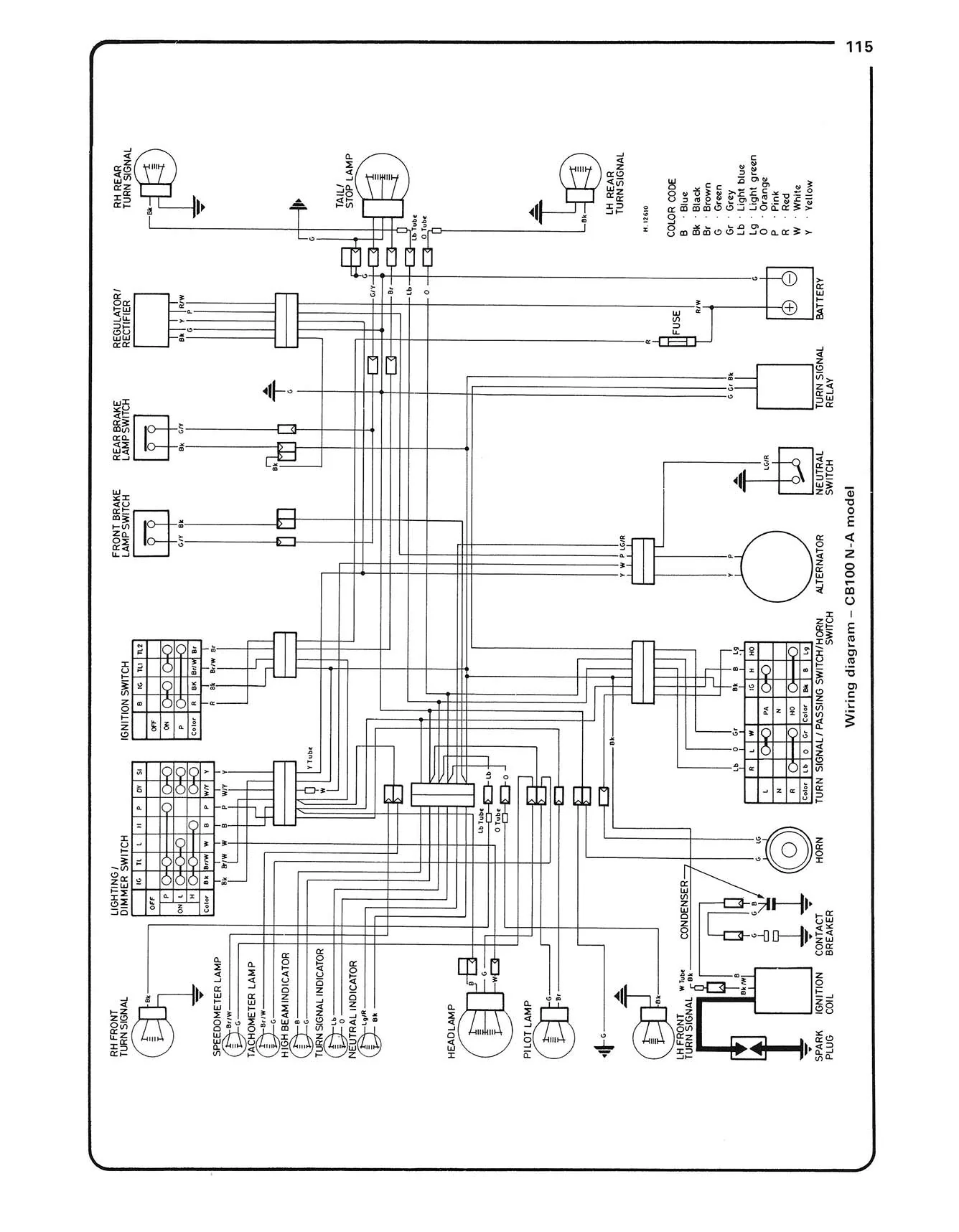 Honda CB100N & CB125N (1978-1982) Haynes Repair Manual - Image 7