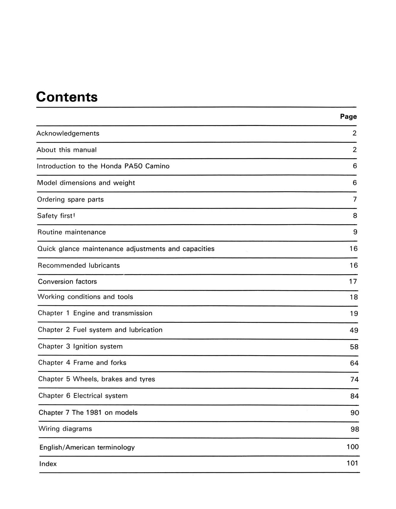 Honda CB250 & 350 Twins (1976-1991) Haynes Repair Manual - Image 3