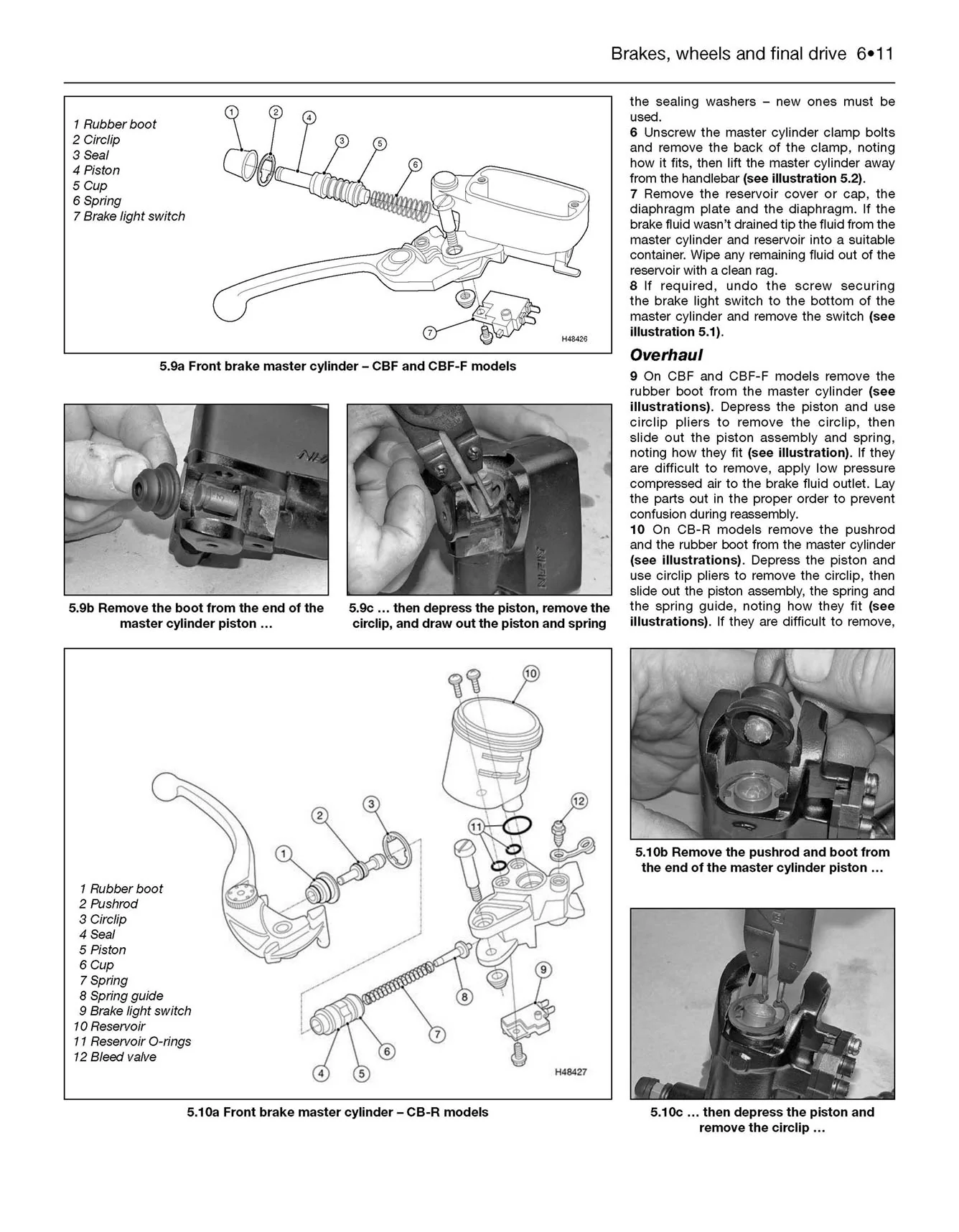 Honda CBF1000 (2006-2010), CBF1000F (2011-2017) & CB1000R (2008-2017) Haynes Repair Manual  - Premium Hardback Edition - Image 7