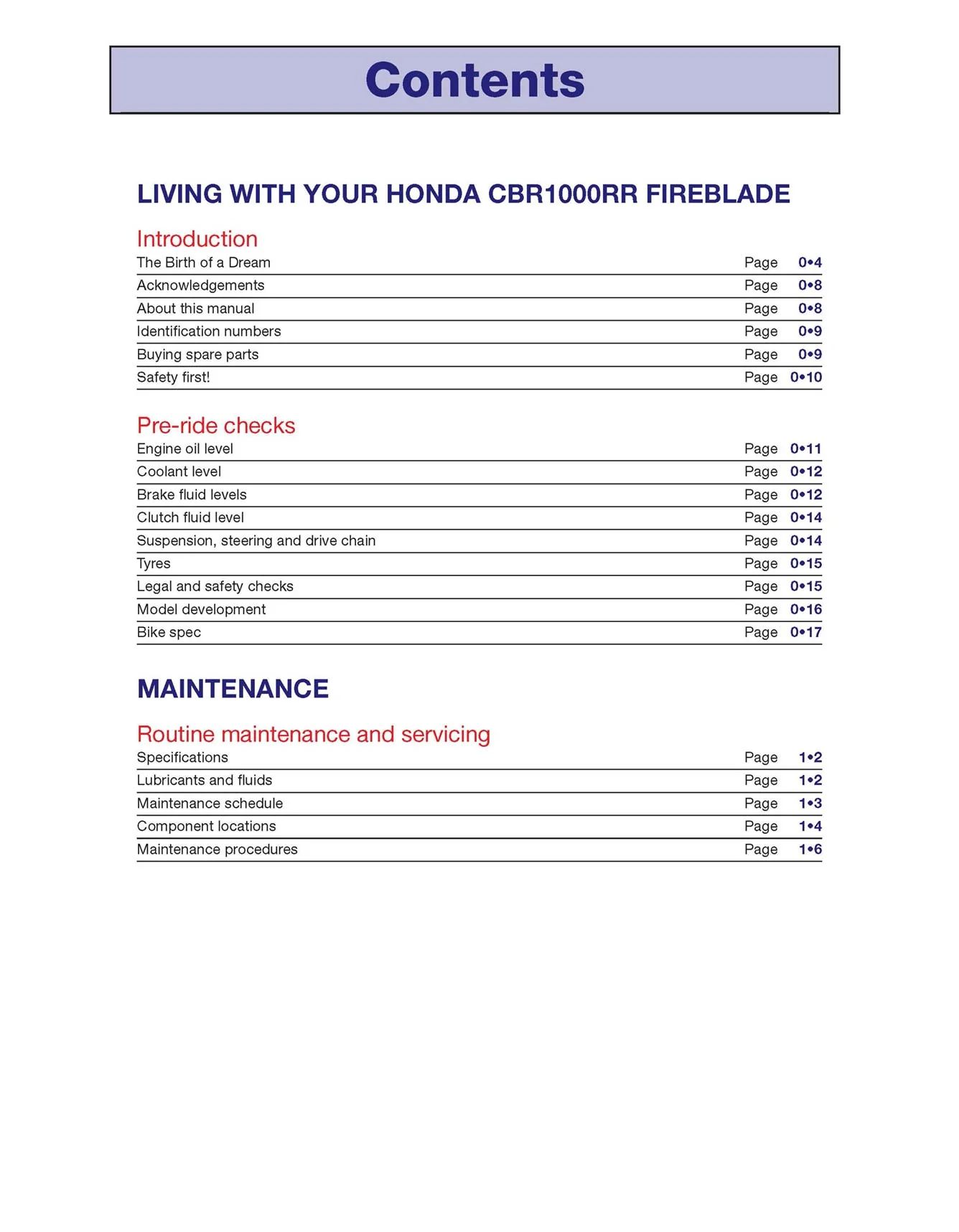 Honda CBR1000RR Fireblade (2004-2007) Haynes Repair Manual - Image 3