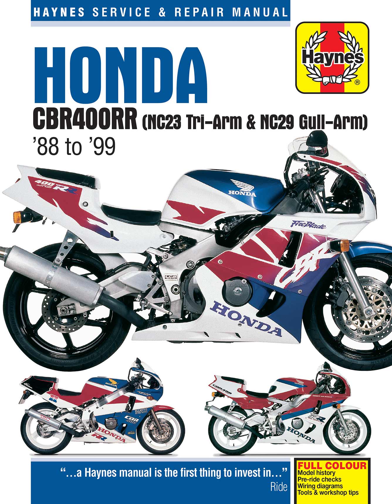 Honda CBR400RR Fours (1988-1999) Haynes Repair Manual