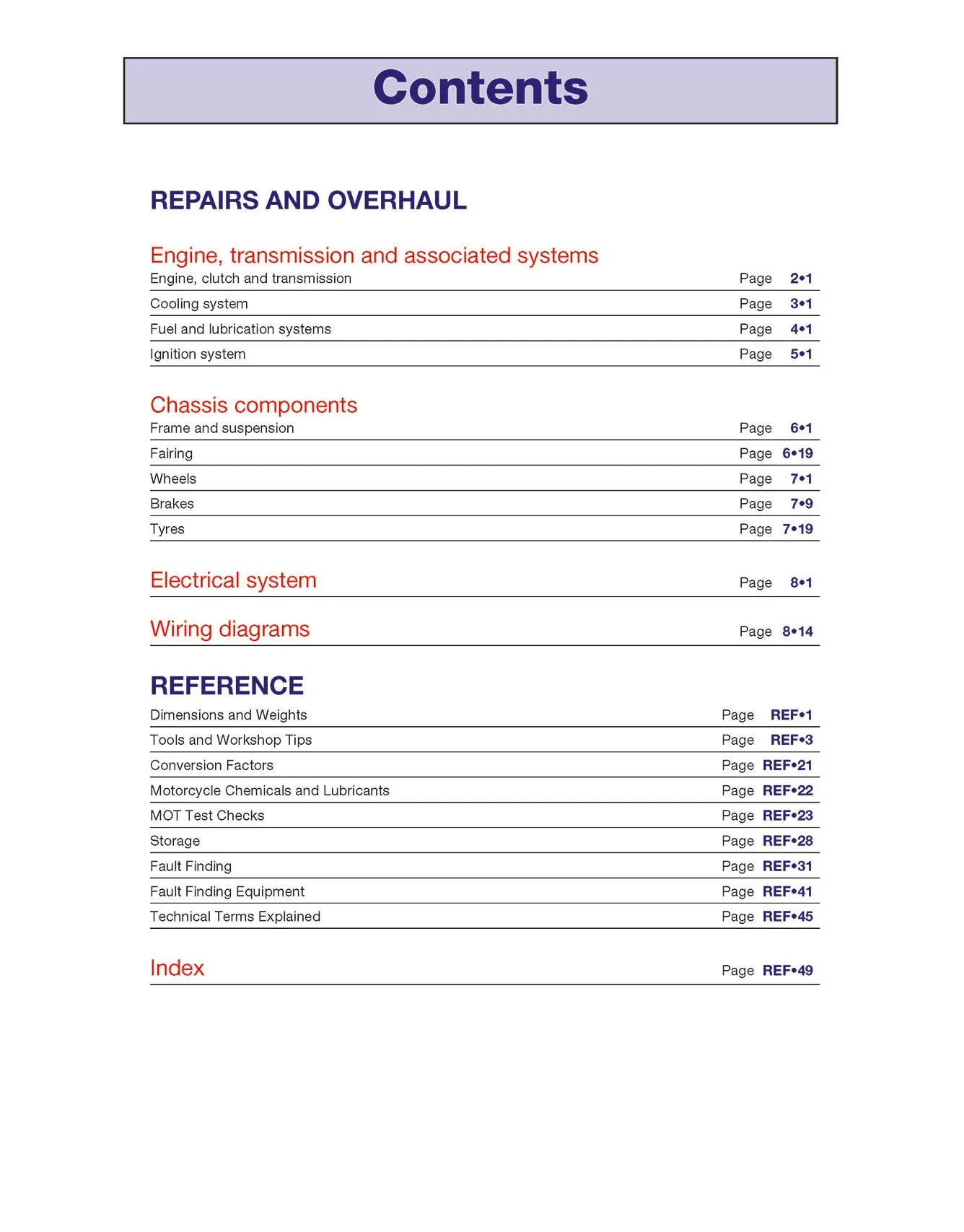 Honda CBR600F1 & 1000F Fours (1987-1996) Haynes Repair Manual - Image 4