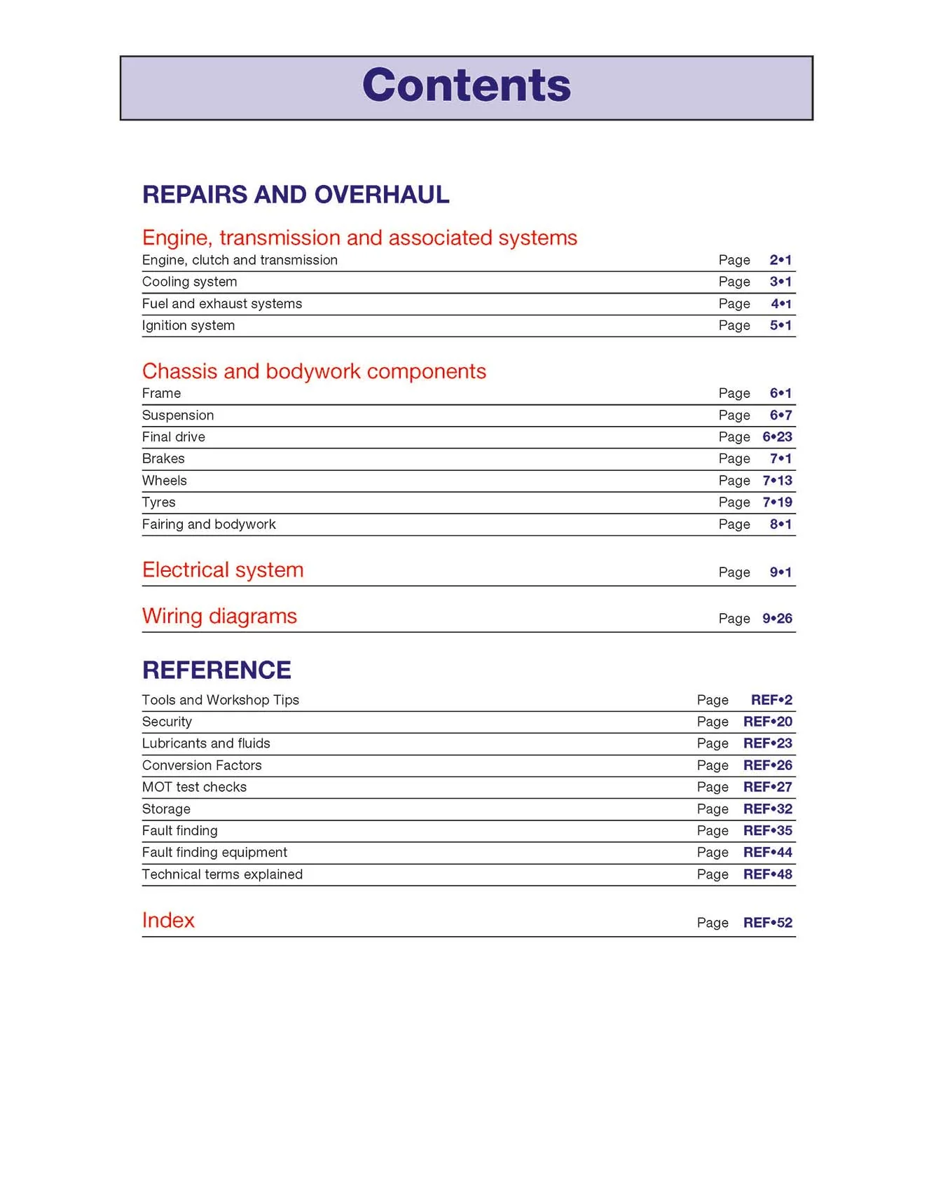 Honda CBR600F4 (1999-2006) Haynes Repair Manual - Image 4
