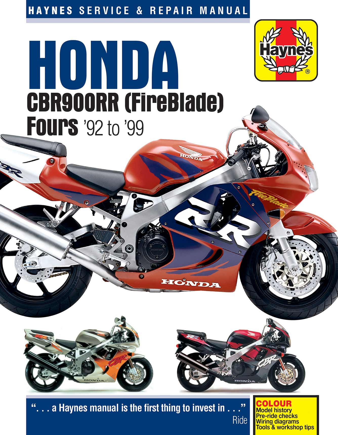 Honda CBR900RR FireBlade (1992-1999) Haynes Repair Manual