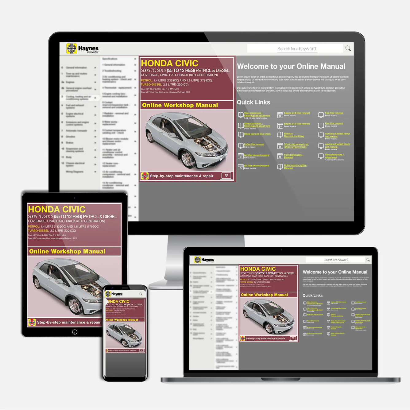 Honda Civic (Jan 2006-2012) Haynes Repair Manual - Image 9
