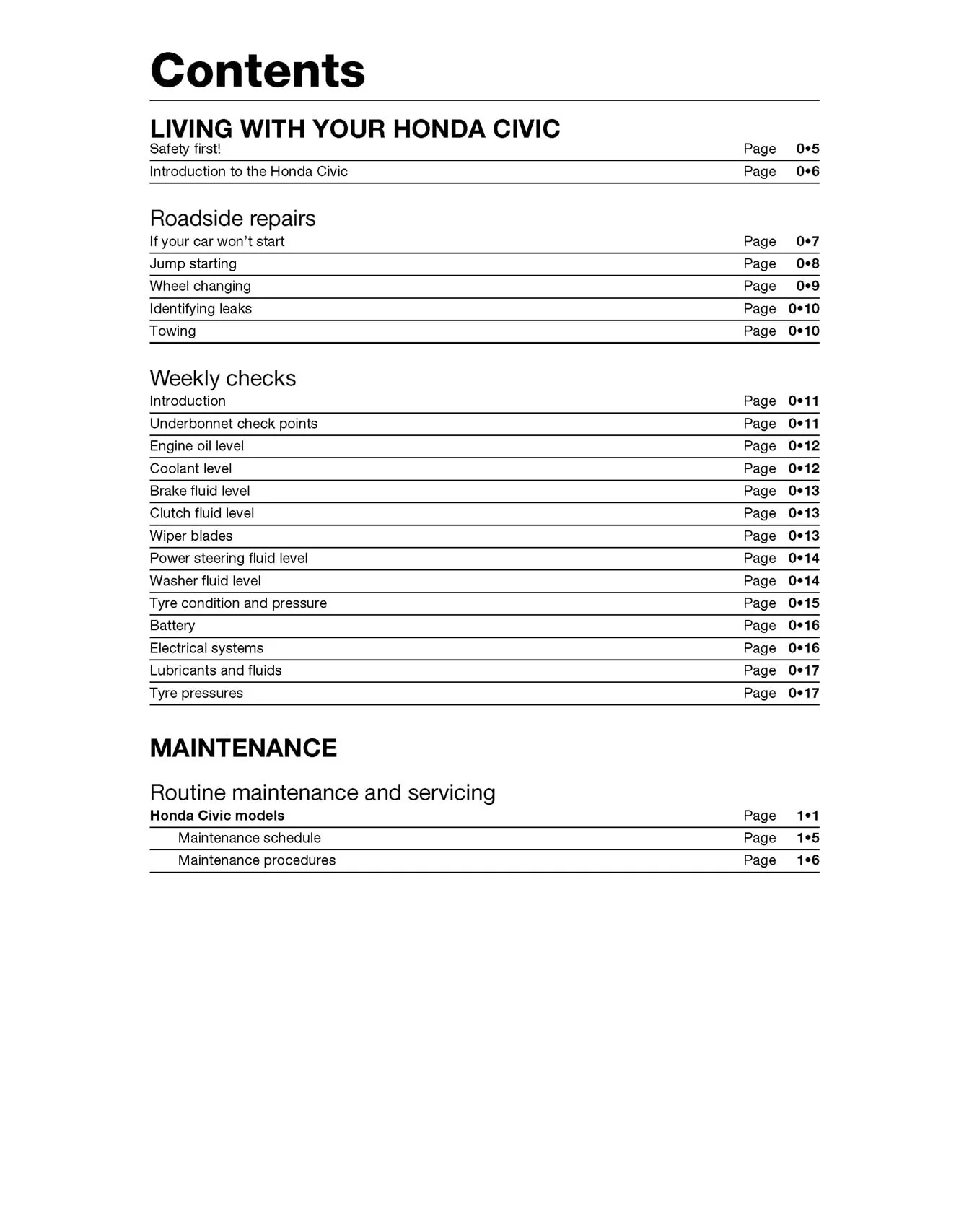 Honda Civic Petrol (Mar 1995-2000) Haynes Repair Manual - Image 3
