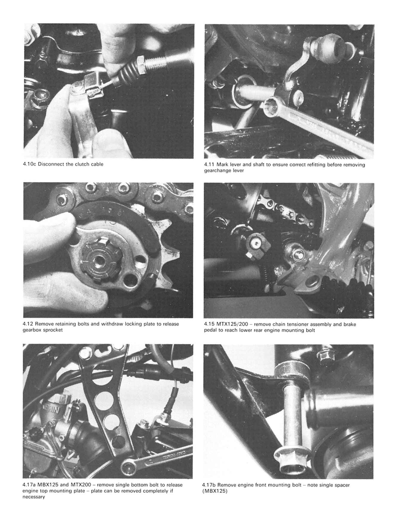 Honda MBX/MTX125 & MTX200 (1983-1993) Haynes Repair Manual - Image 4