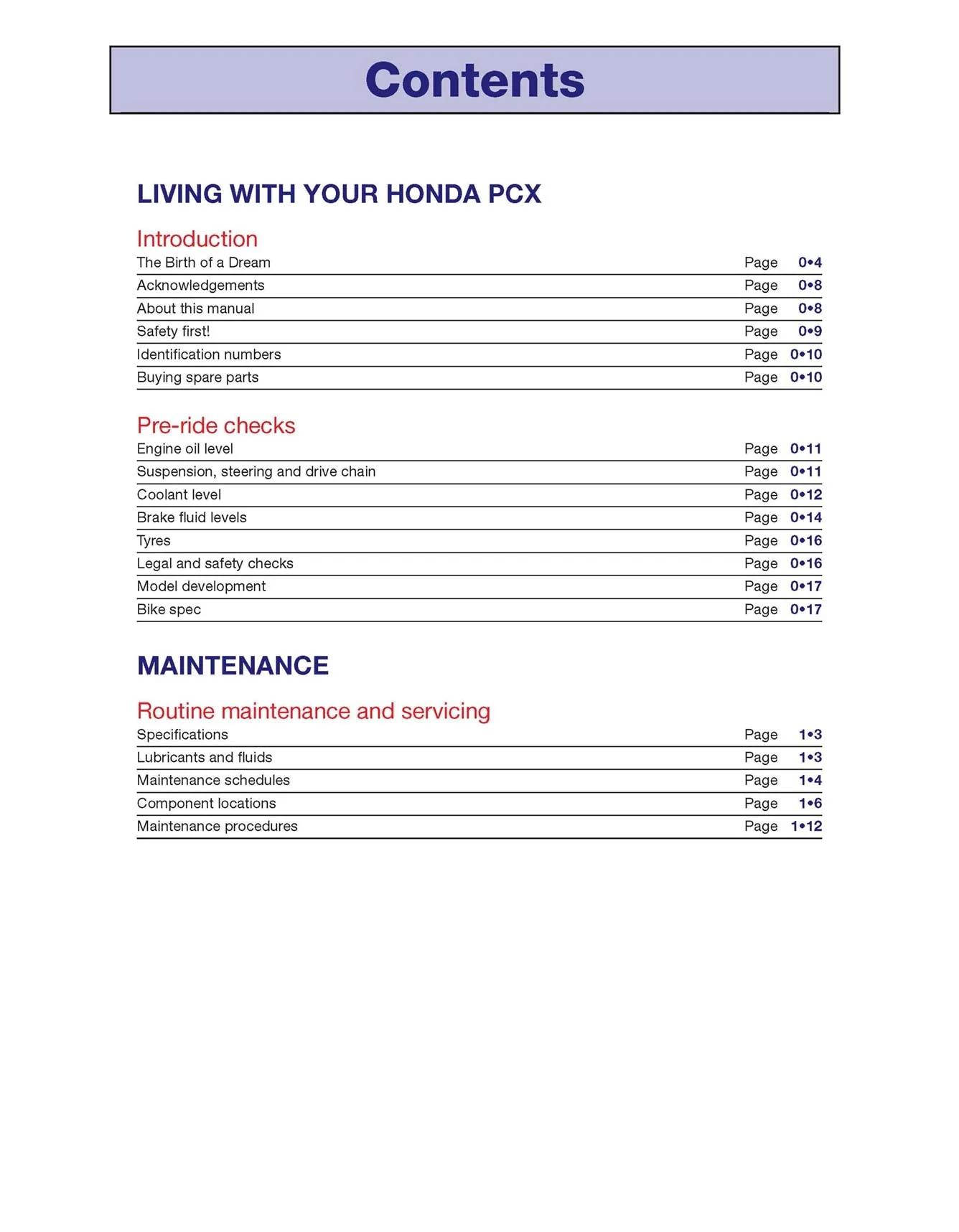 Honda PCX125 & 150 Scooters (2010-2019) Haynes Repair Manual - Image 4