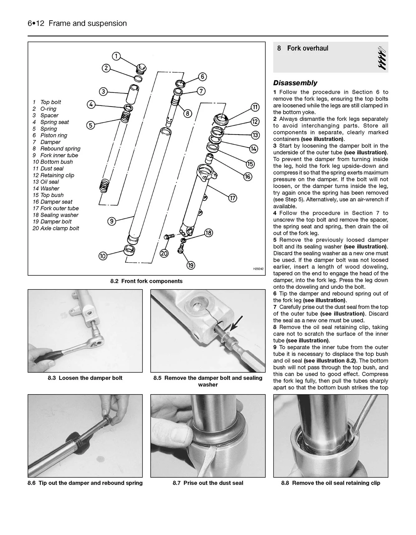 Honda XL125V & VT125C (1999-2014) Haynes Repair Manual - Image 6