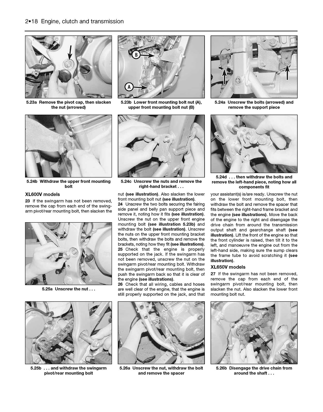 Honda XL600/650V Transalp & XRV750 Africa Twin (1987-2007) Haynes Repair Manual - Image 5