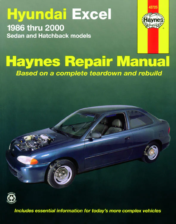 Hyundai Excel (86-00) Haynes Repair Manual (AUS)