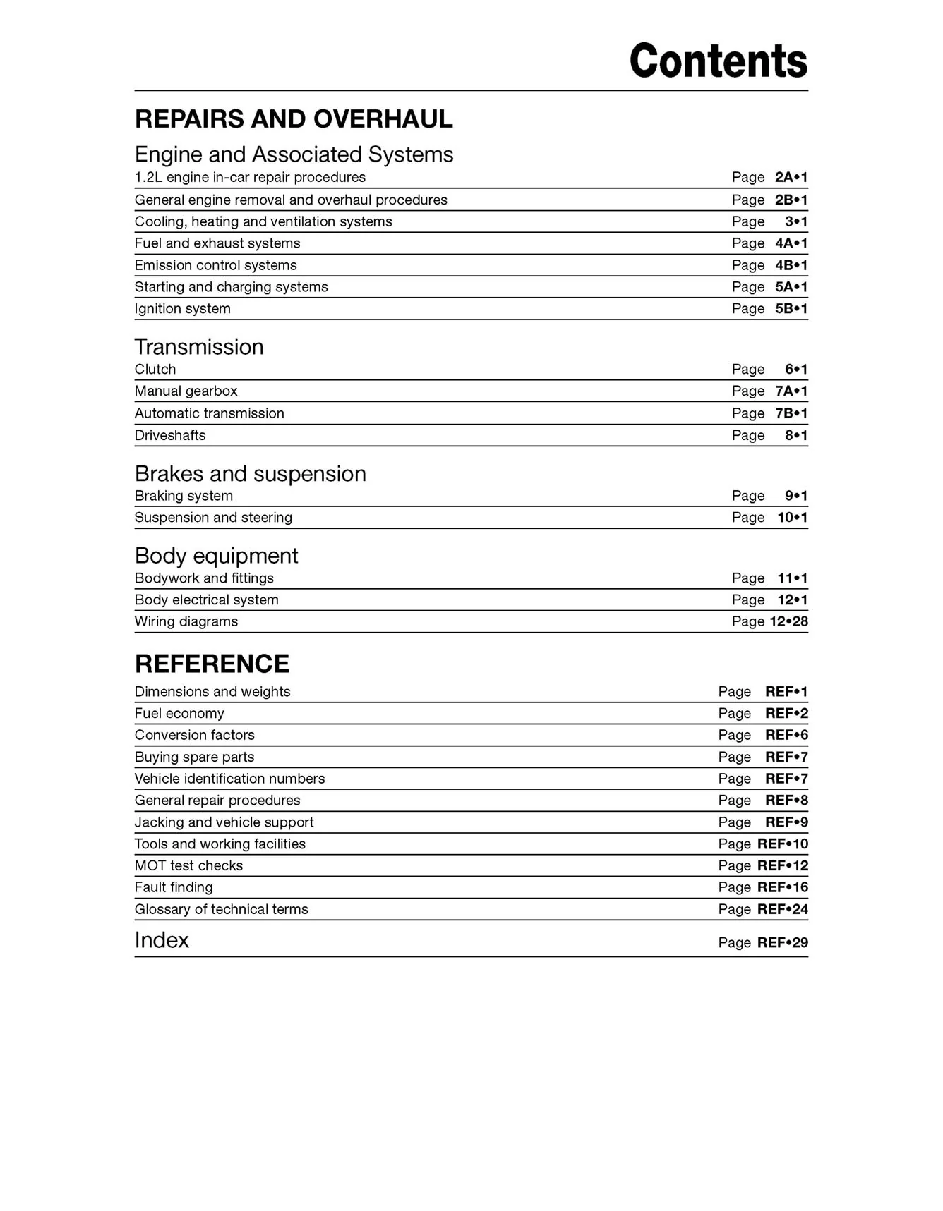 Hyundai i10 (2008-2013) 58 to 63 Petrol Haynes Repair Manual - Image 5