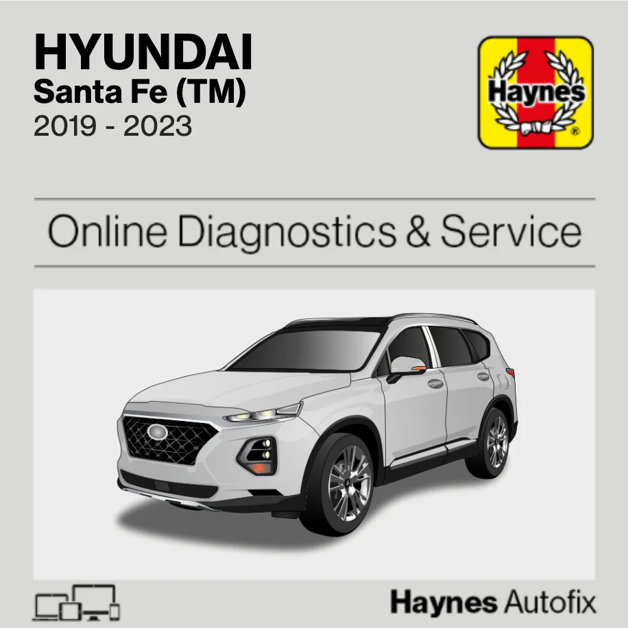 Hyundai Santa Fe (TM) 2019 to 2023 Haynes Online Diagnostics & Service Guide