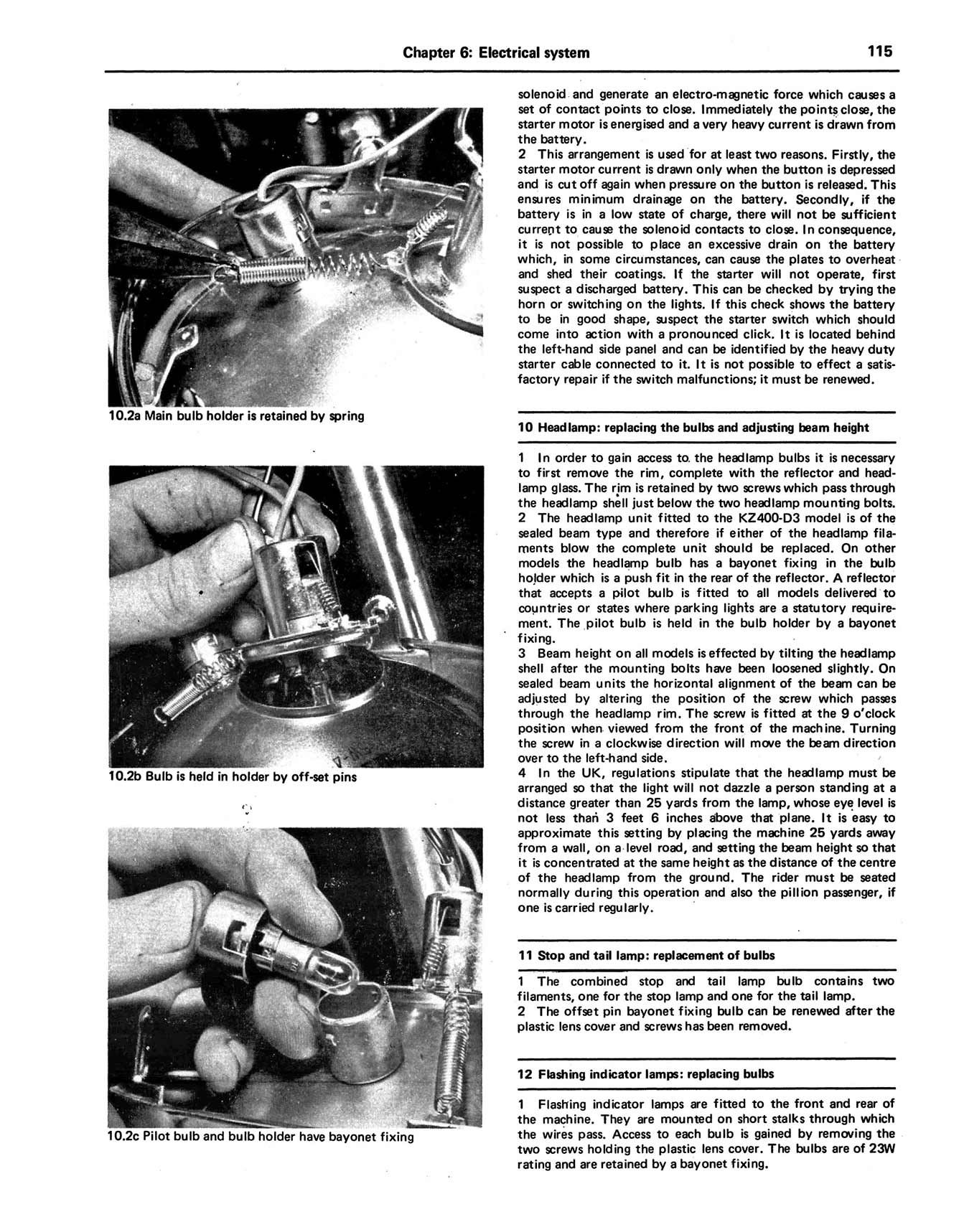 Kawasaki 400 & 440 Twins (1974-1981) Haynes Repair Manual - Image 6