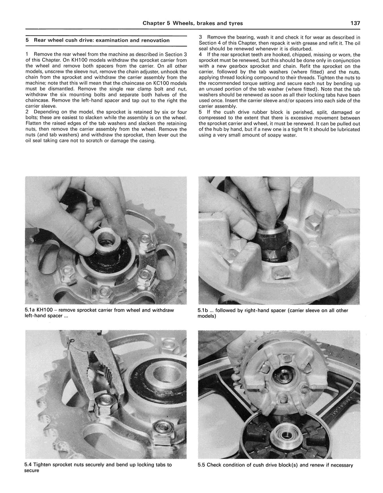 Kawasaki KC, KE & KH100 (1975-1999) Haynes Repair Manual - Image 6