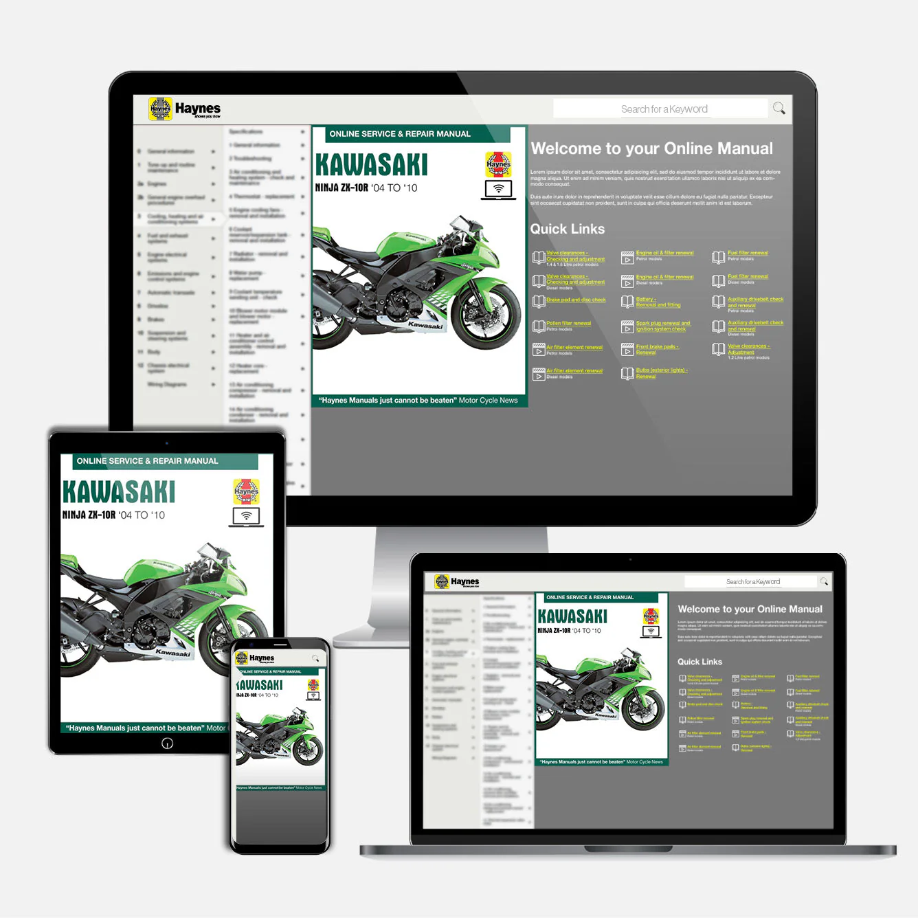 Kawasaki Ninja ZX-10R (2004-2010) Haynes Repair Manual - Image 9