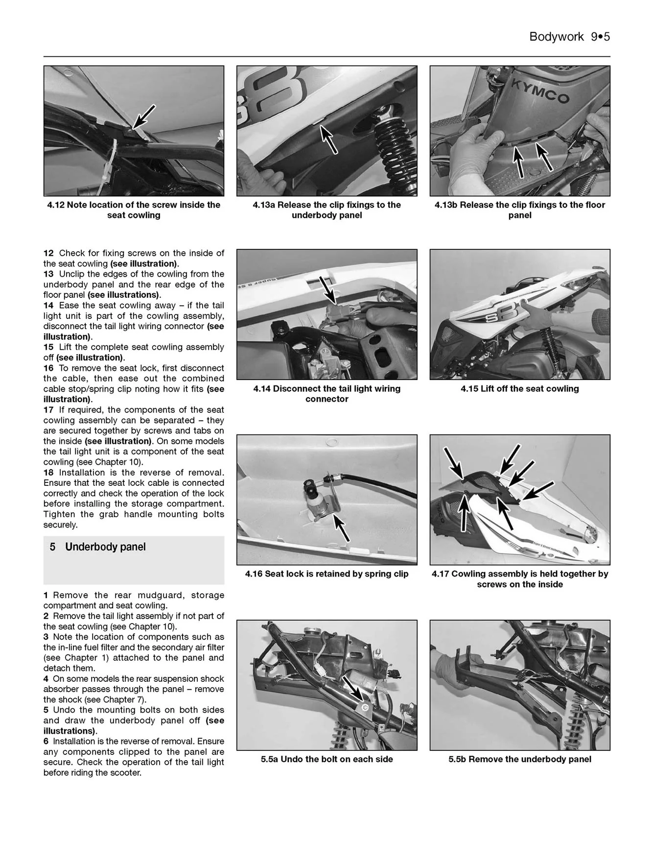 Kymco Agility (2005-2015) and Super 8 (2007-2015) Scooters Haynes Repair Manual - Image 7
