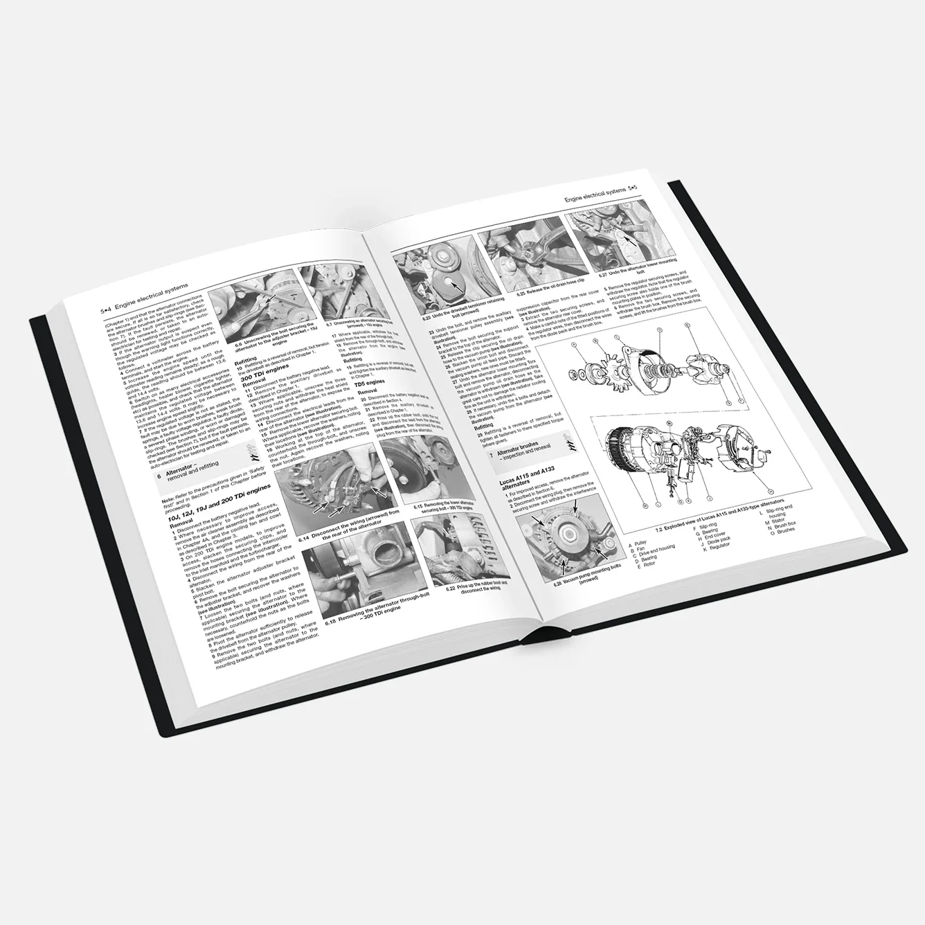 Land Rover 90, 110 & Defender Diesel (1983-2007) Haynes Repair Manual - Premium Hardback Black Edition - Image 3