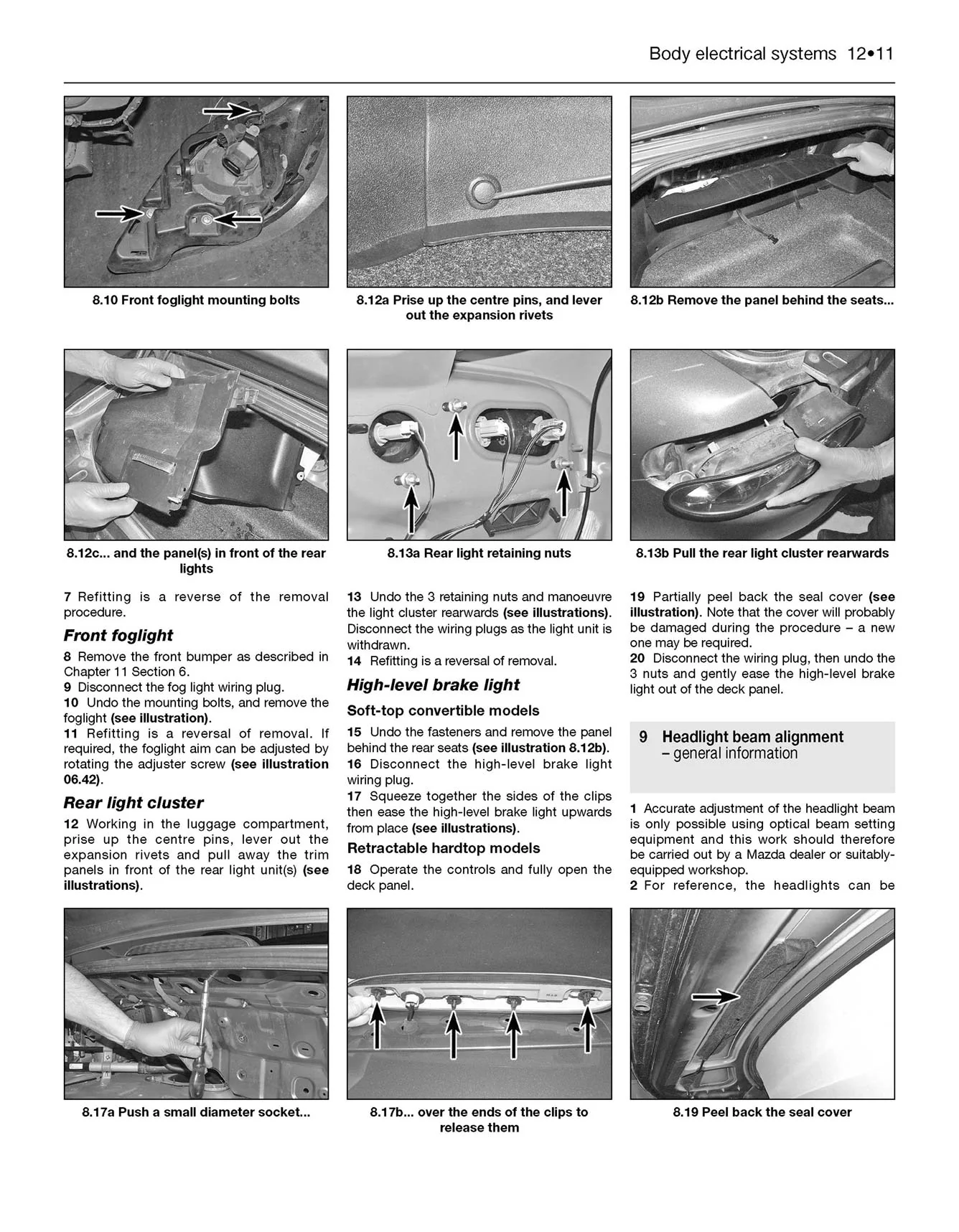 Mazda MX-5 (Oct 2005-July 2015) 55 to 15 Haynes Repair Manual - Premium Hardback Black Edition - Image 7